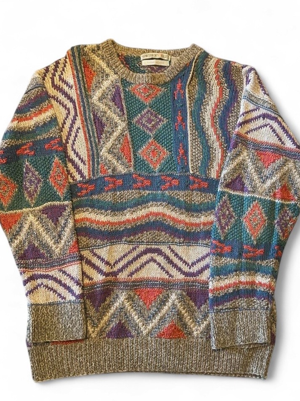 Vintage Northern Isles Hand Knit Sweater